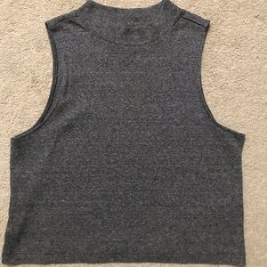 H&M grey crop top